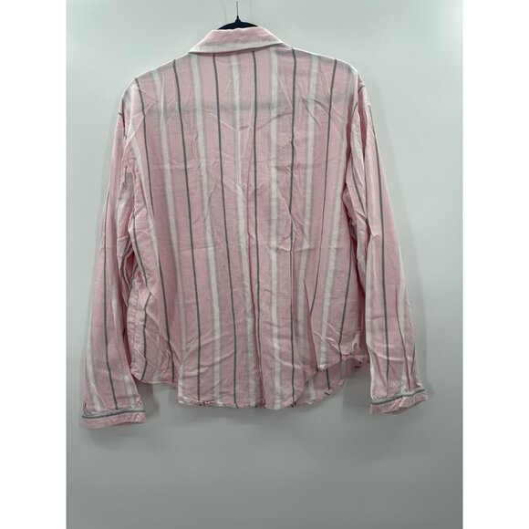 Victorias Secret Womens Medium Striped Pajama Set Y2K 90s Retro Classic Lounge - Picture 5 of 16
